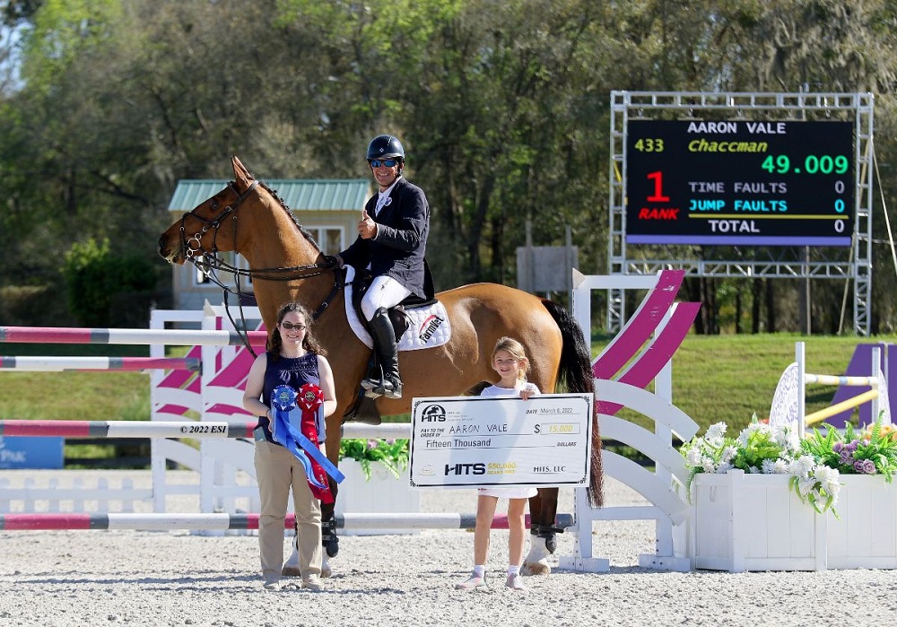 Aaron Vale & Chaccman Victorious in $50,000 Hits Grand Prix at Ocala ...